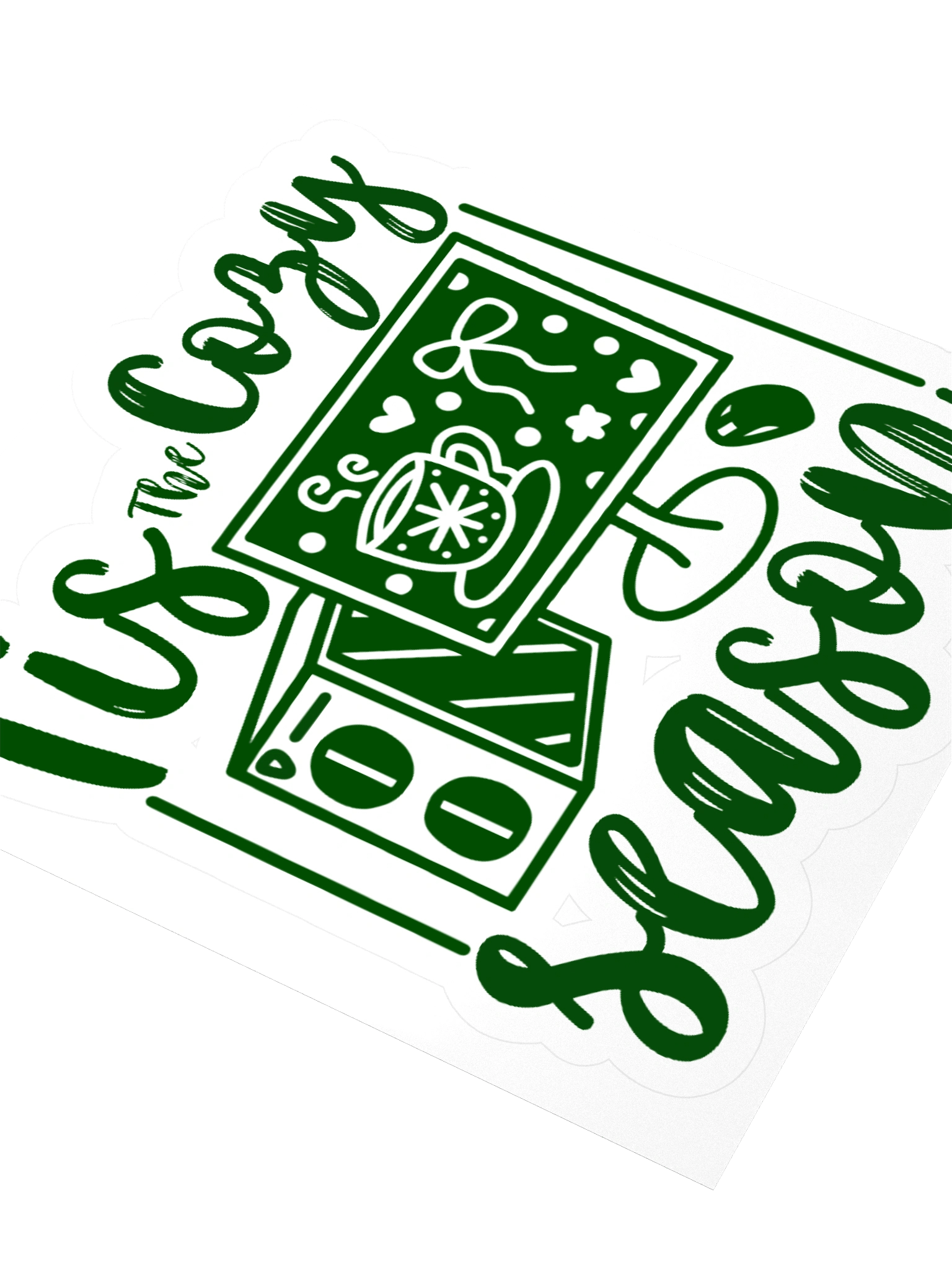 Tis The Season Green Sticker product image (3)