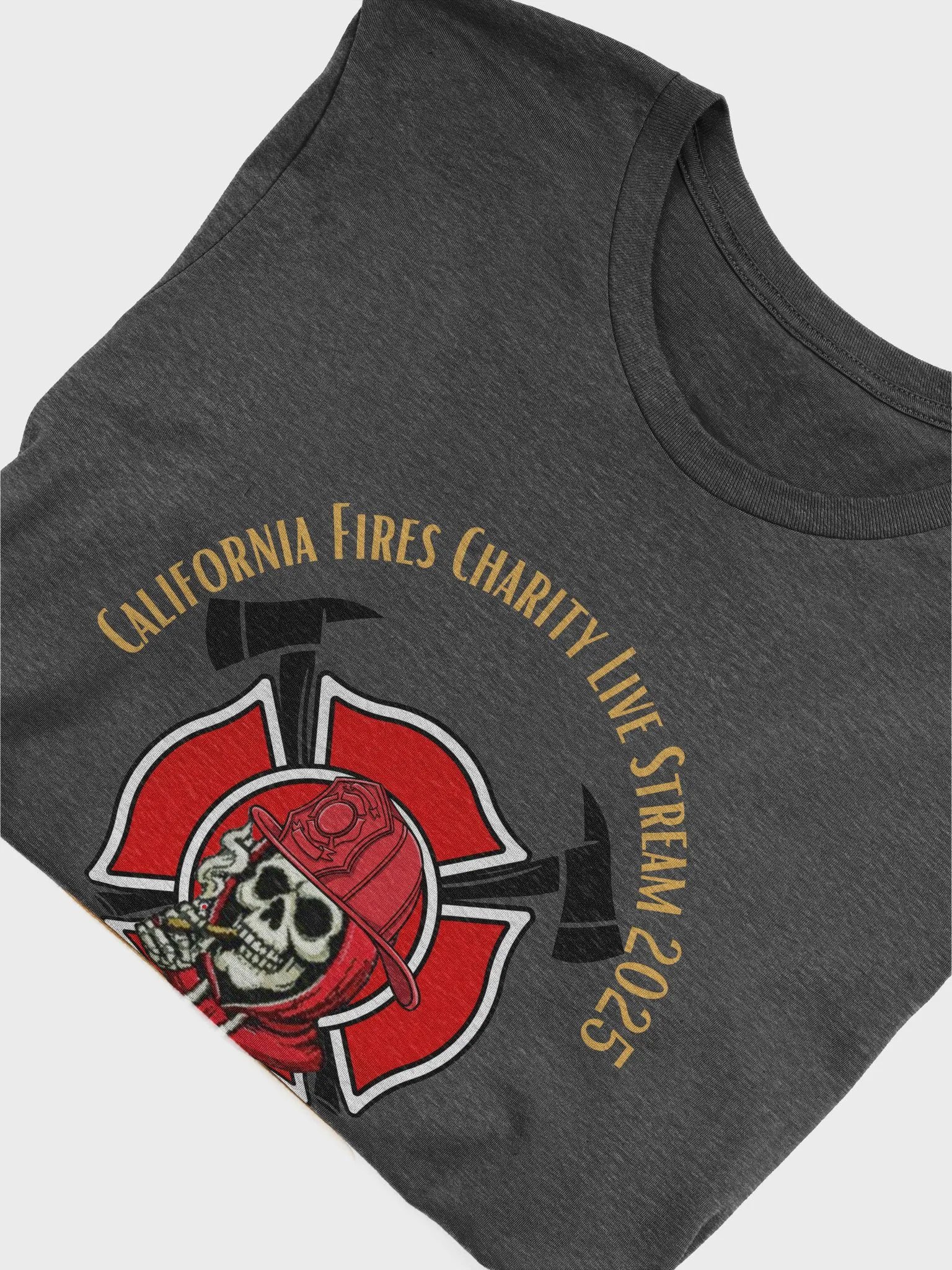 Chill Reaper Limited 2k25 Cali Fires Charity T-shirt - (Bold Badge) product image (5)