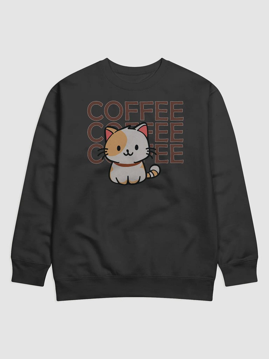 Coffee Cat Sweatshirt product image (1)