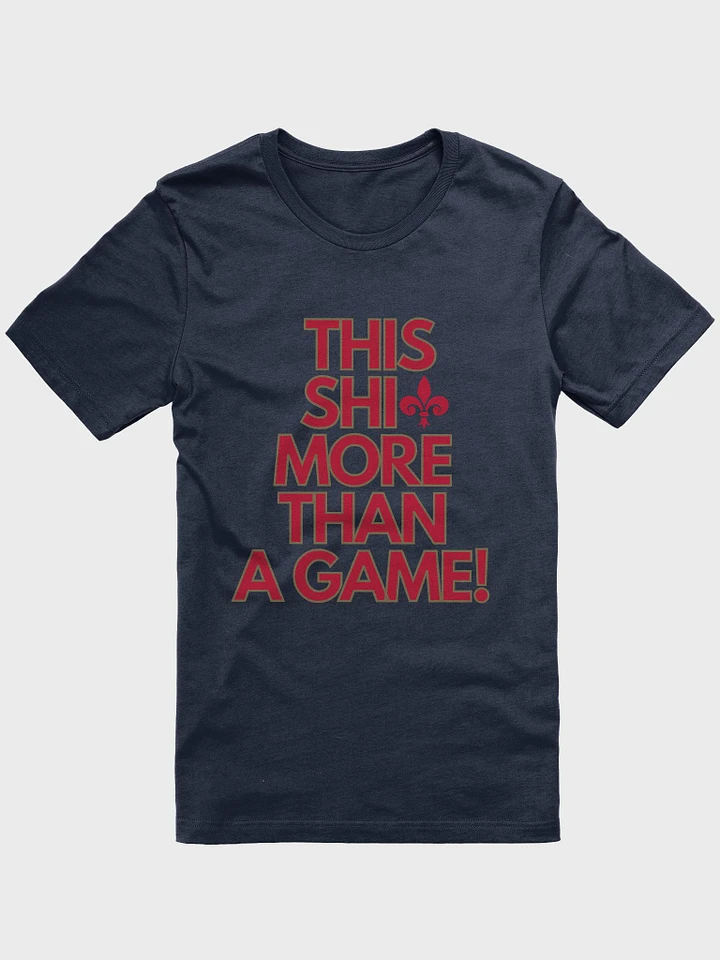 This Shit More Than A Game Shirt (Navy Blue and Red) product image (1)