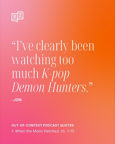 Our recordings for When the Moon Hatched have been FUN 🥷 Have you listened to episode one yet?!

Thank you all so much for th...