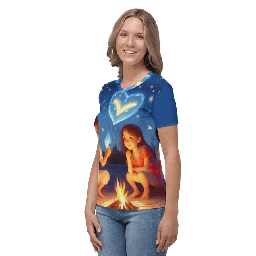 Novelty Puppy Love all over print tee product image (6)