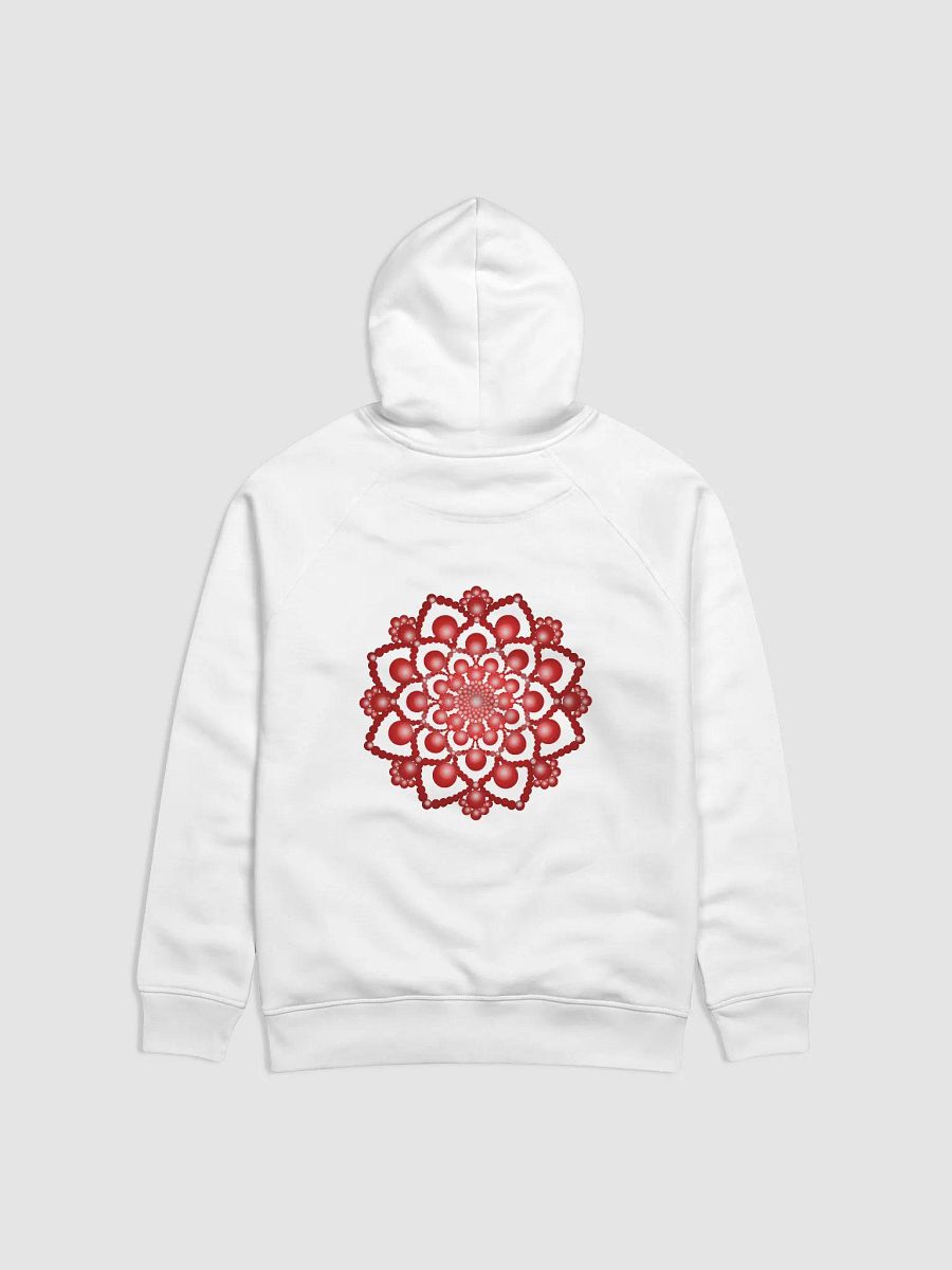 Red Dot Mandala Eco Hoodie product image (2)