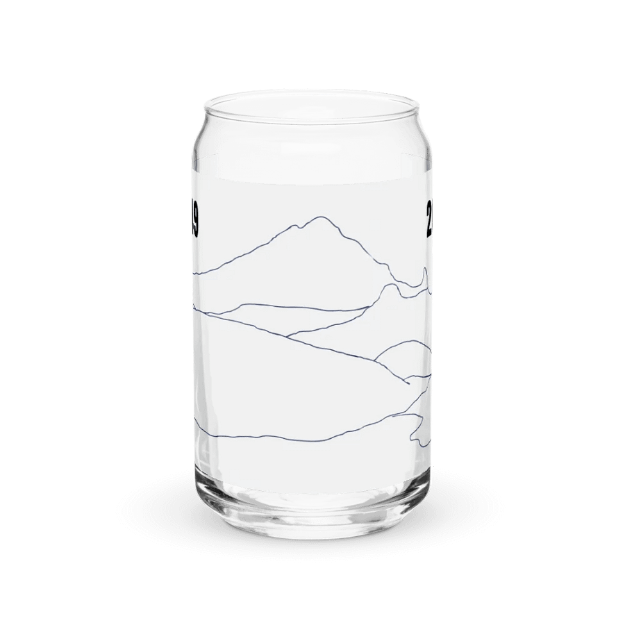 Gilbert Peak glass (plain sketch outline 1949-2024) product image (2)