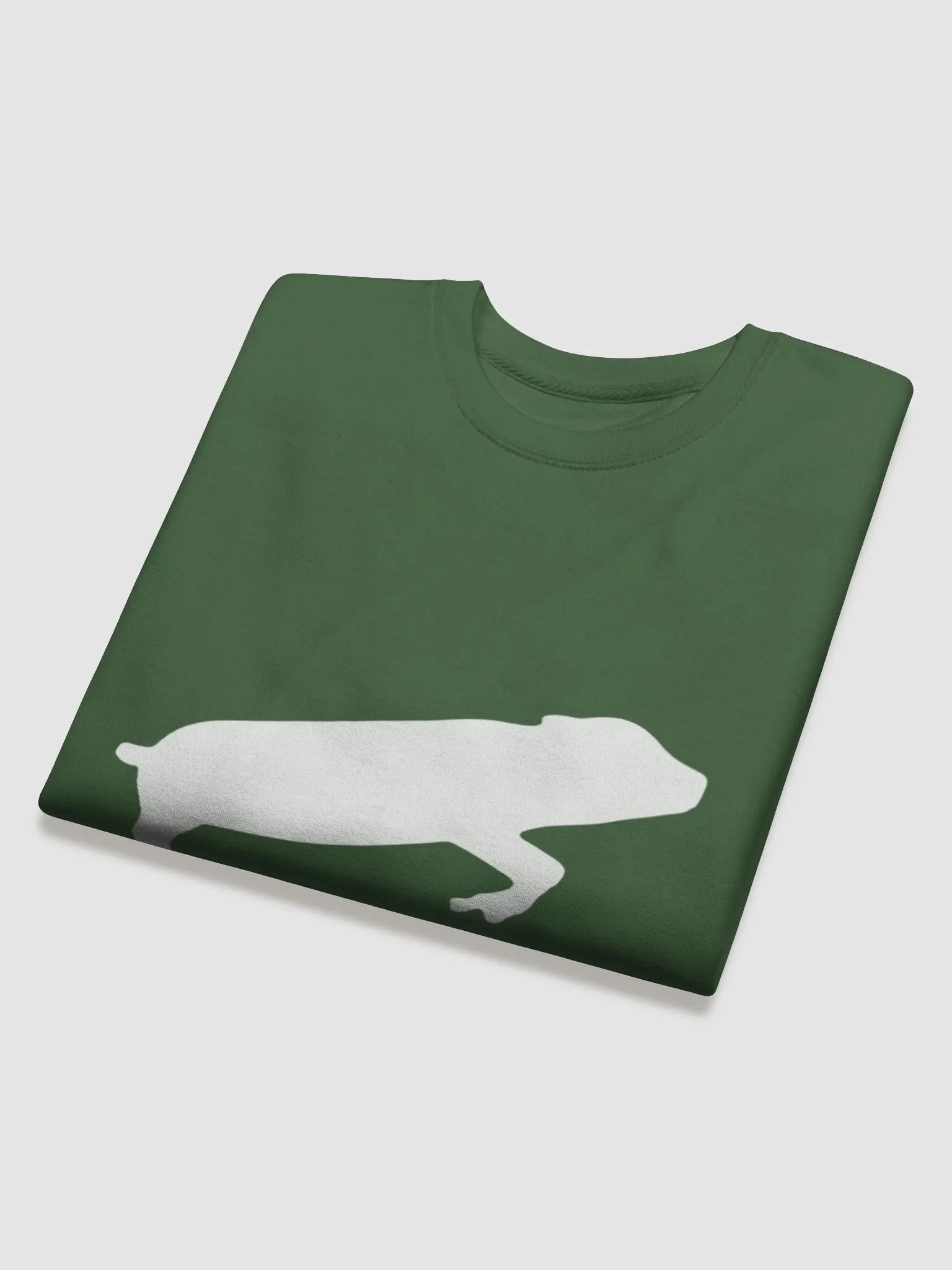 Leaping Pig WHITE (Cotton Heritage Premium Sweatshirt) product image (16)
