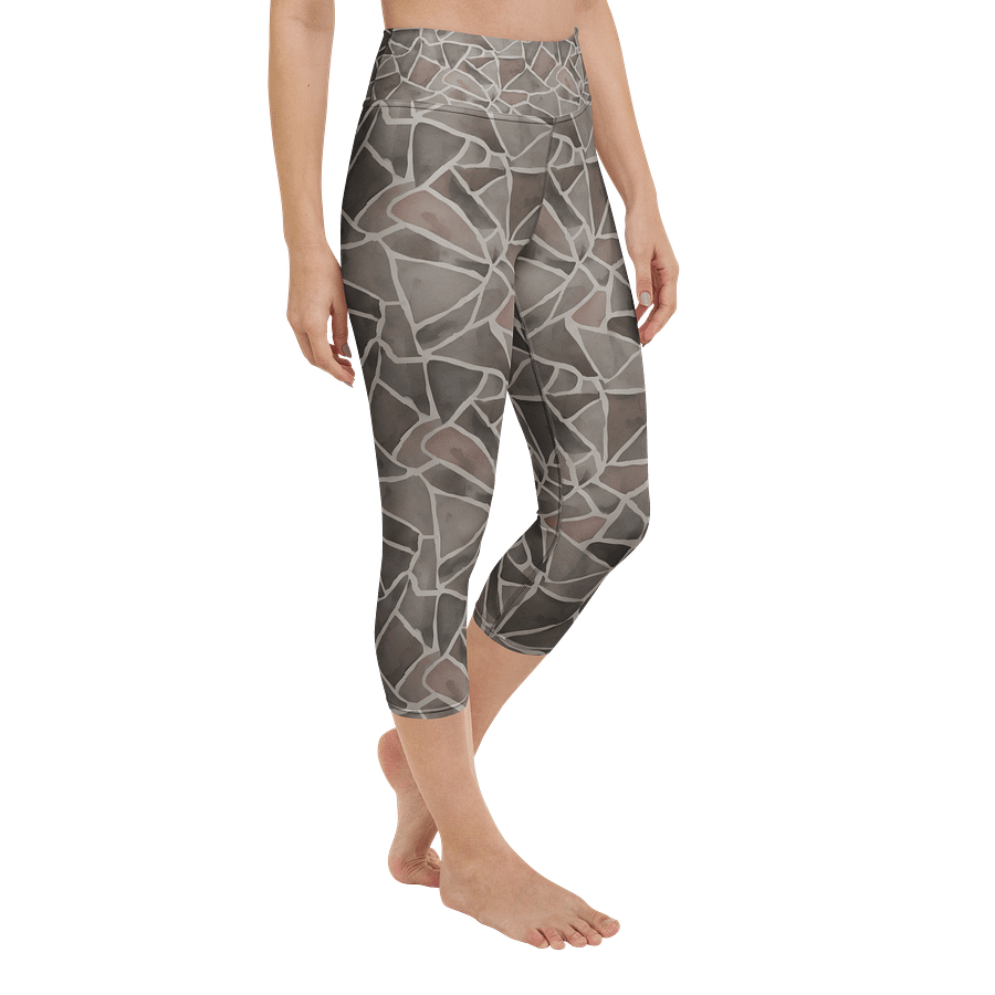 Rock Pattern Capri Leggings product image (2)