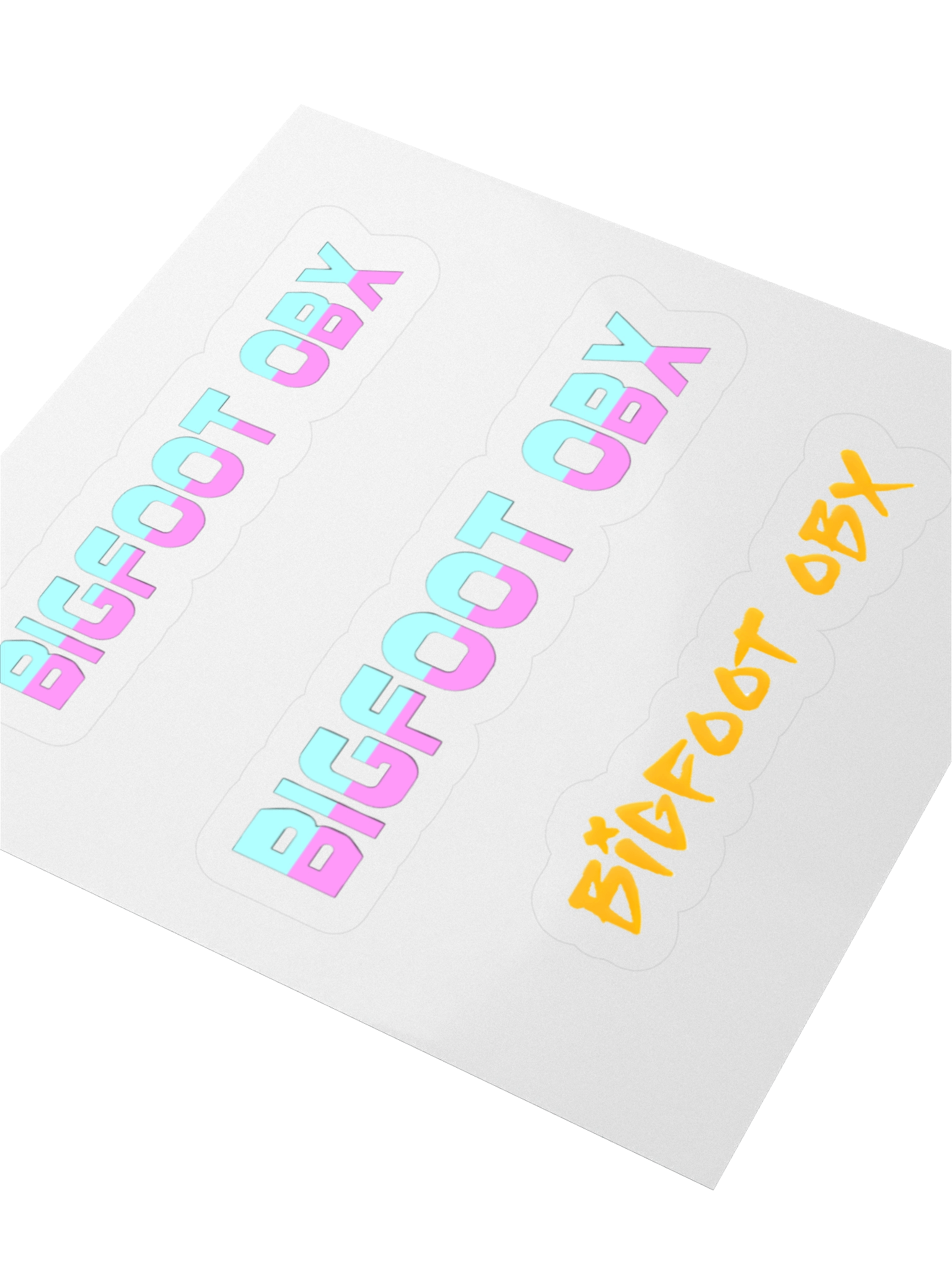 Destination Bigfoot Bronco Bigfoot OBX Logos Decals (Multiple Sizes Available) product image (9)