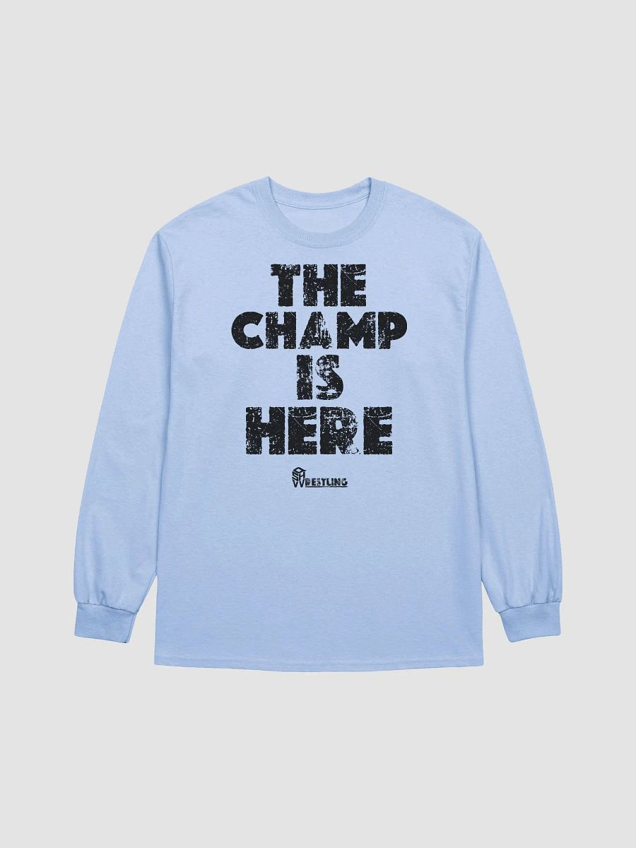 QSHW THE CHAMP IS HERE (BLACK DESIGN) LONG T-SHIRT product image (5)