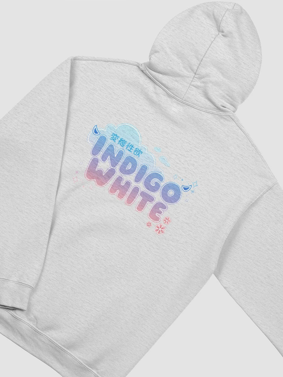 Indigo White Logo Hoodie product image (37)