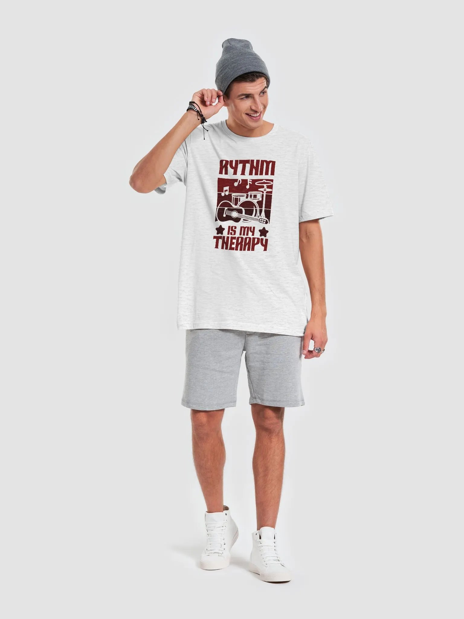Rhythm Is My Therapy T-Shirt – Perfect Gift for Music Lovers and Musicians product image (2)