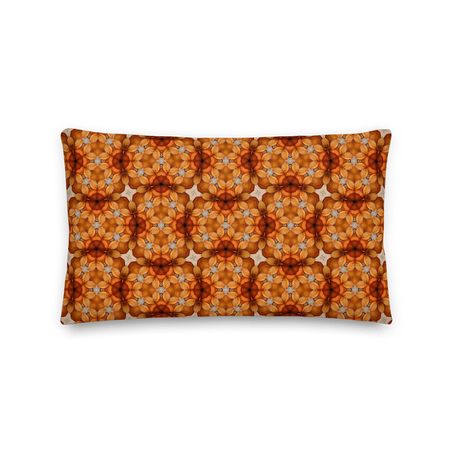 Wotsit flowered premium cushion (3 sizes/shapes) product image (1)