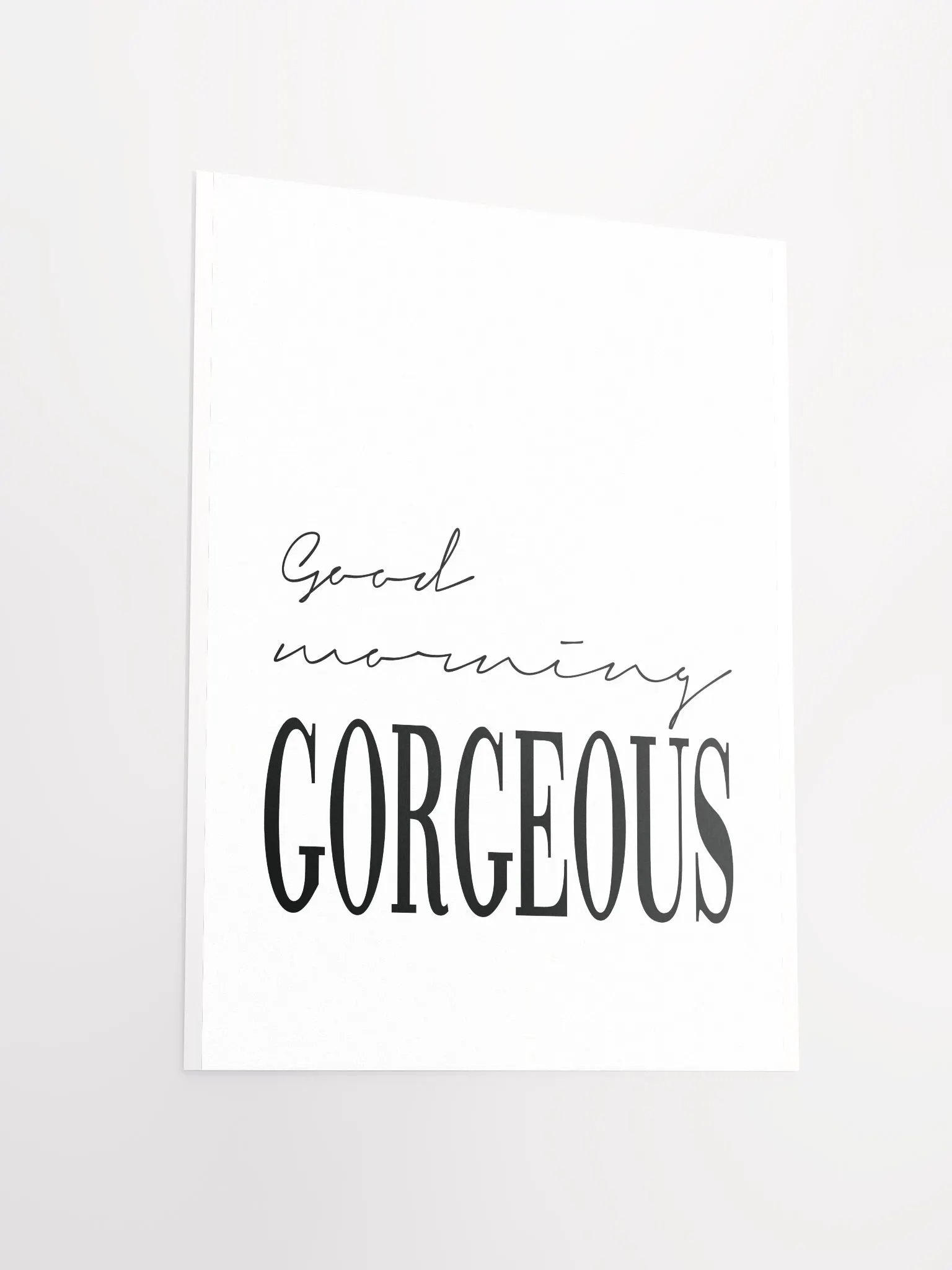 Good morning Gorgeous typography design product image (12)