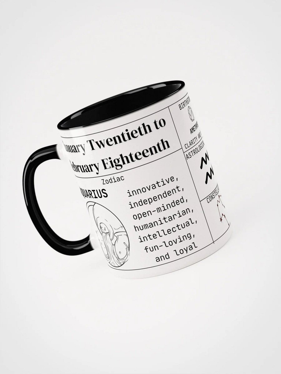 Aquarius Zodiac Ceramic Mug product image (1)