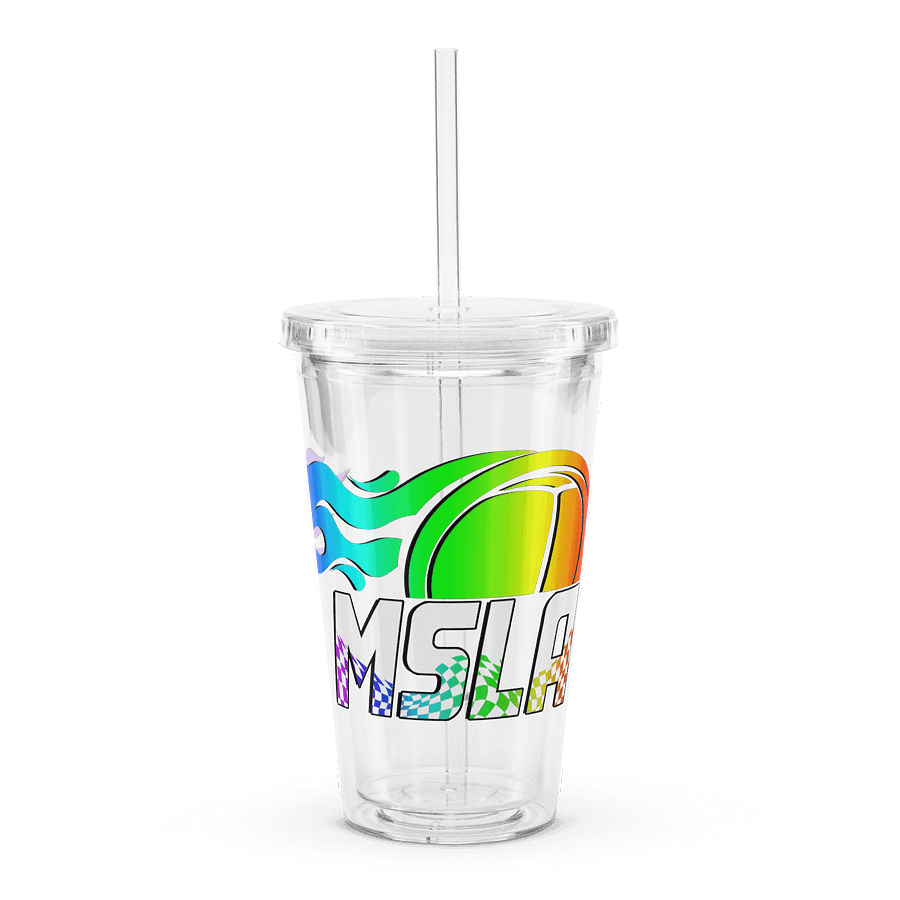 MSLA Pride - Double Wall Clear Plastic Tumbler product image (2)