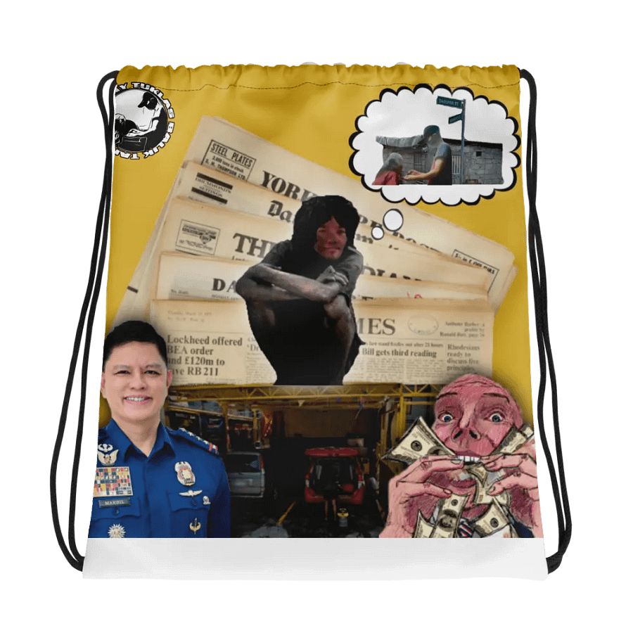 The Homeless YouTuber Mindful Moments All-Over Drawstring Bag product image (1)
