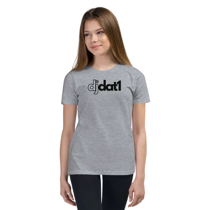 [DJDAT1] Youth T-Shirt (black logo) product image (61)