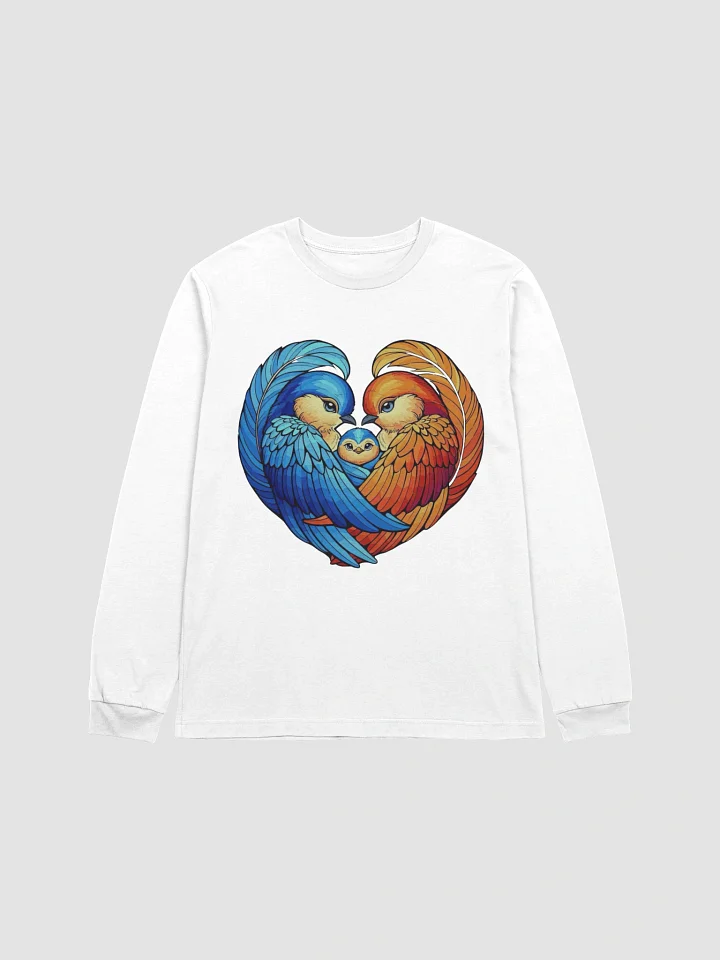 Vibrant Bird Family Long Sleeve T-Shirt product image (2)