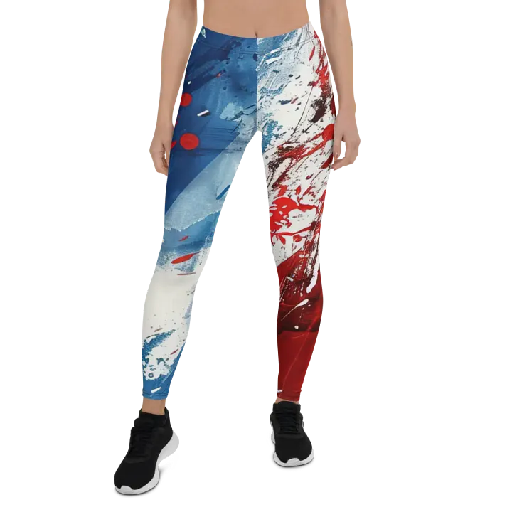 Star-Spangled Splatter Leggings product image (1)