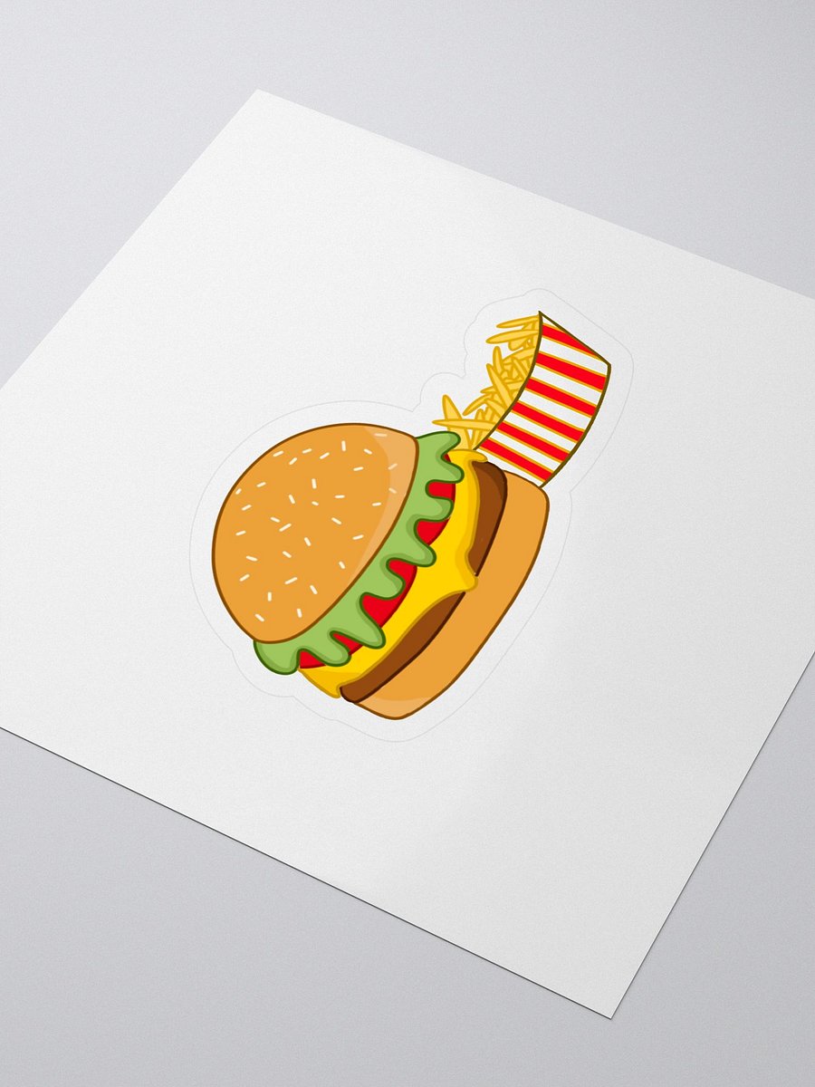 Cheeseburger and Fries Sticker product image (3)
