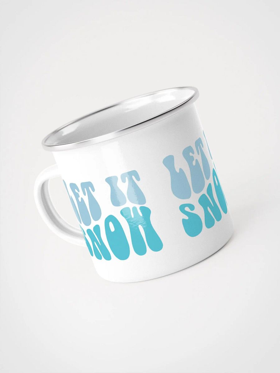 Let it Snow Enamel Mug product image (4)