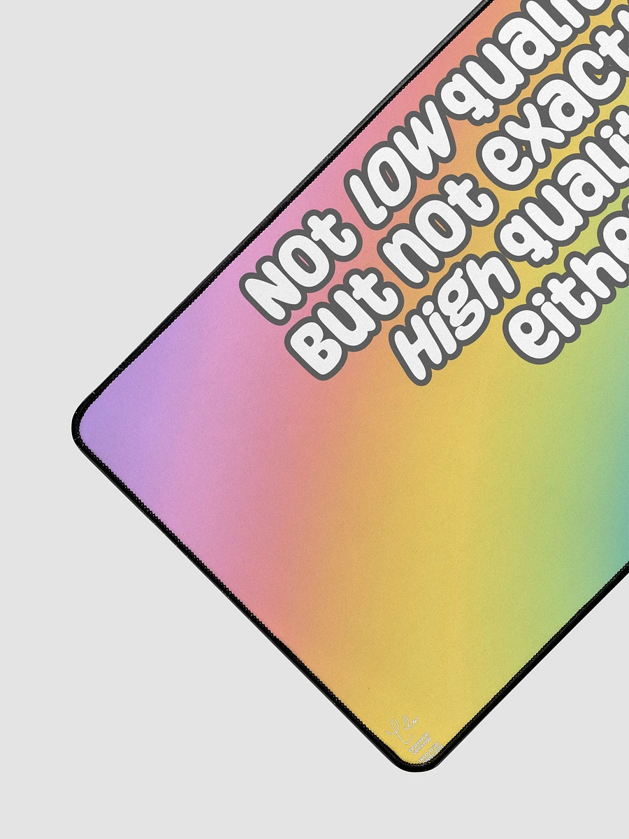 Not Low Quality XL Desk Mat - rainbow product image (3)