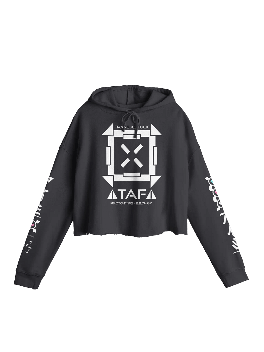 TAF PROTO-TYPE / 2.9.74.67 / CROPPED HOODIE product image (1)