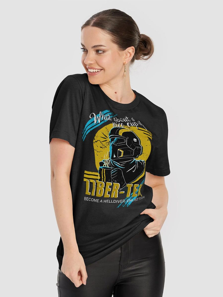 Helldivers 2 Retro T-Shirt | What About a Cup of Liber-Tea? product image (48)