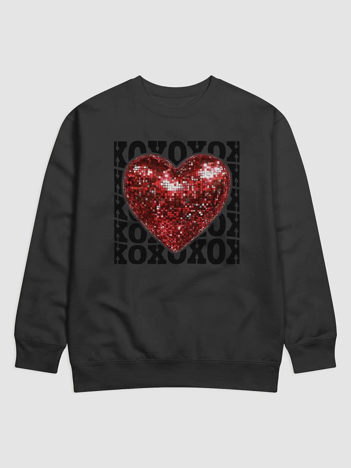 Reflective Heart Disco Sweatshirt product image (1)