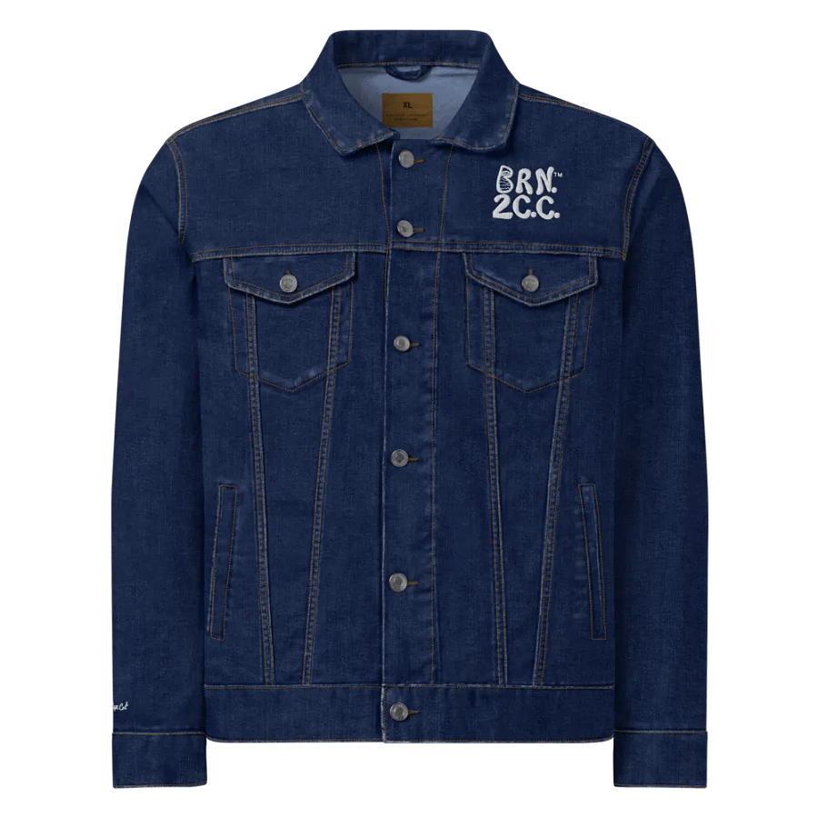 Cape Classic Denim Jacket | BRN.2C.C.™ Edition | White Embroidered Logo product image (1)