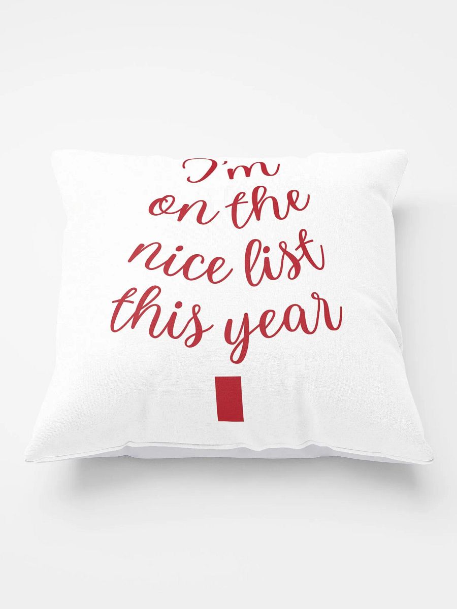 Nice List Christmas Tree Pillow product image (3)