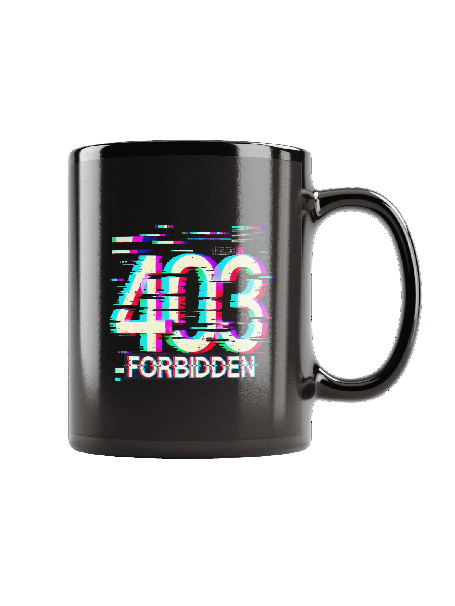 403 Error Code Forbidden Black Mug product image (1)