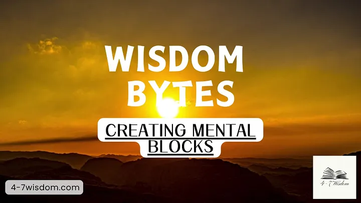 Wisdom Bytes: Creating Mental Blocks product image (1)