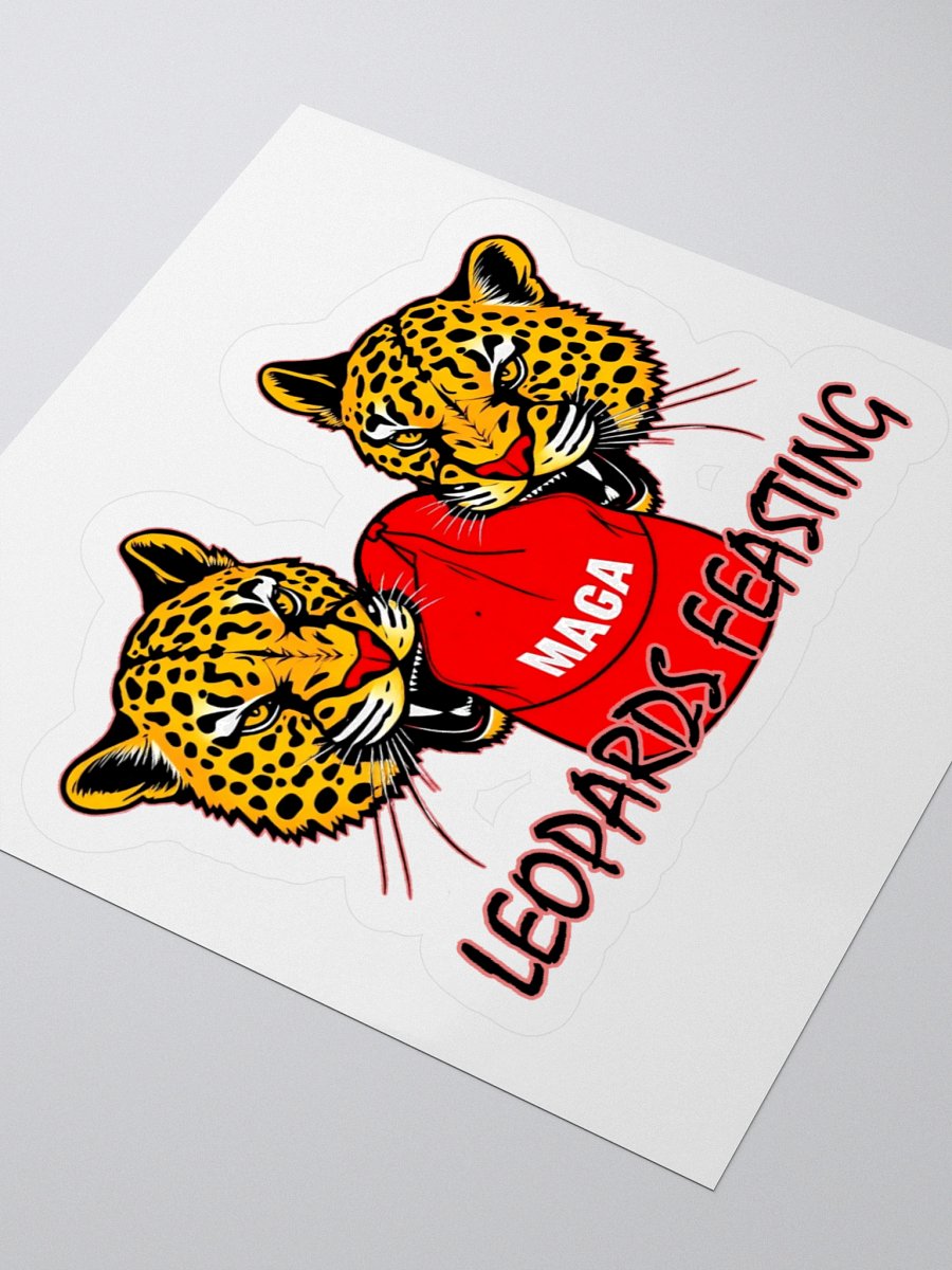 Leopards Feasting On MAGA - Sticker product image (5)