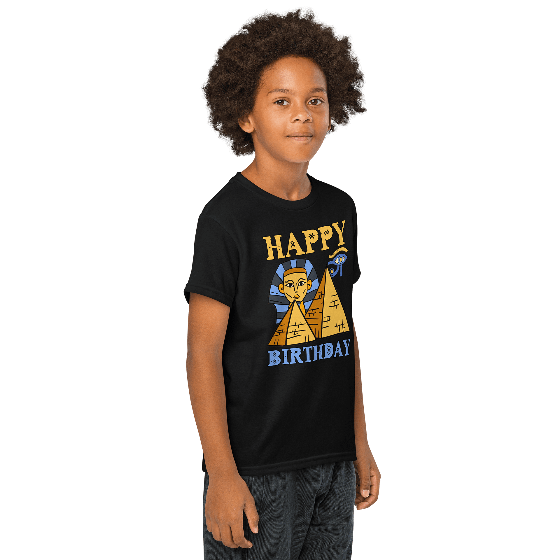Happy Birthday (Egypt Pyramids) T-Shirt For Kids product image (4)