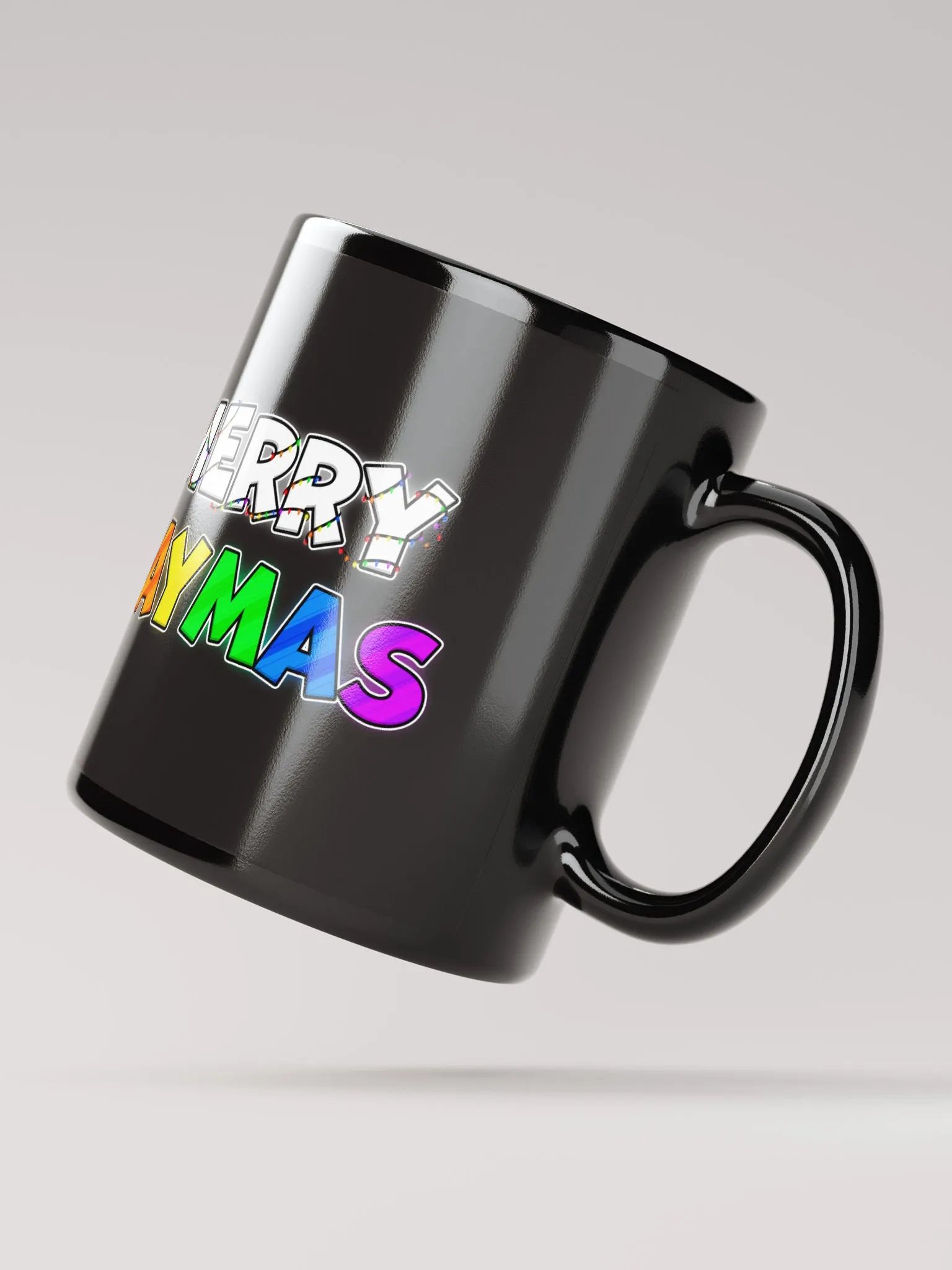 Merry Gaymas Black Mug product image (3)