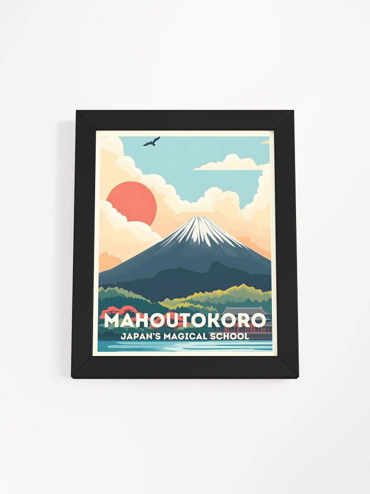Mahoutokoro Magical School Vintage Travel Poster product image (1)