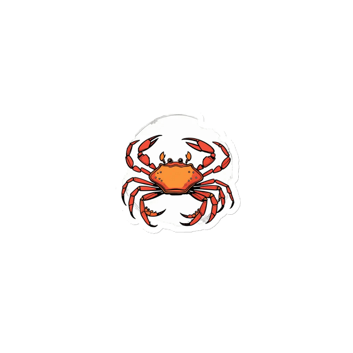 Symmetrical Crab Die-Cut Magnets product image (1)