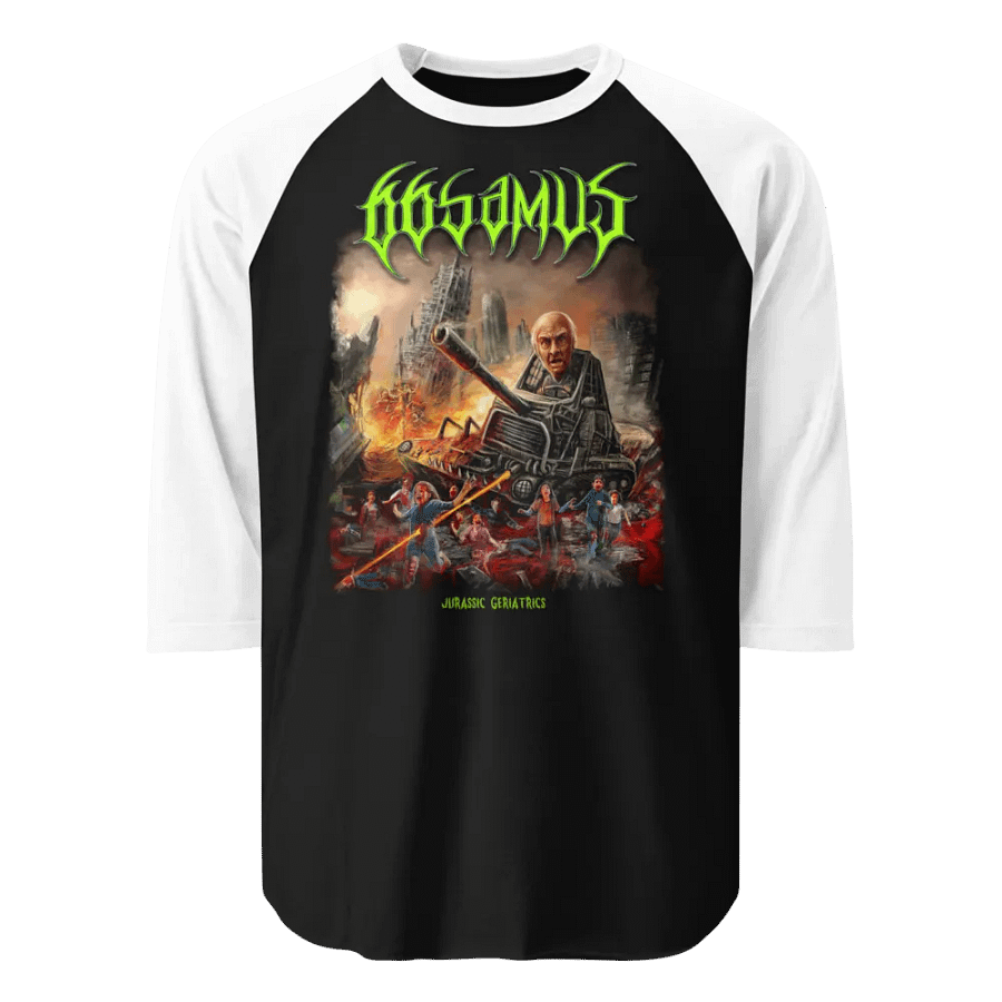 Jurassic Geriatrics raglan product image (2)