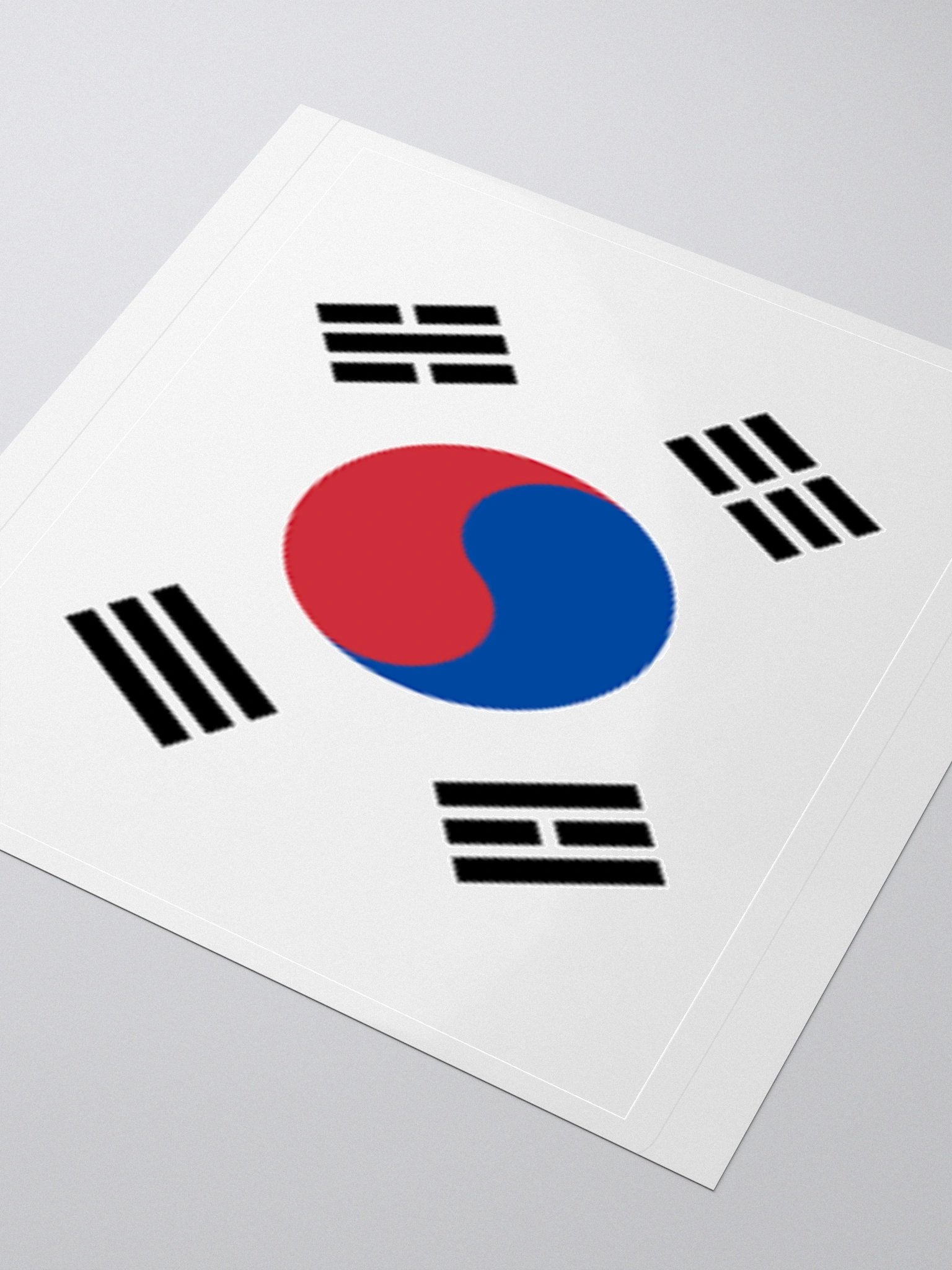 South Korea Flag Sticker | Taegeuk Design | Durable Vinyl | 3 Sizes product image (7)