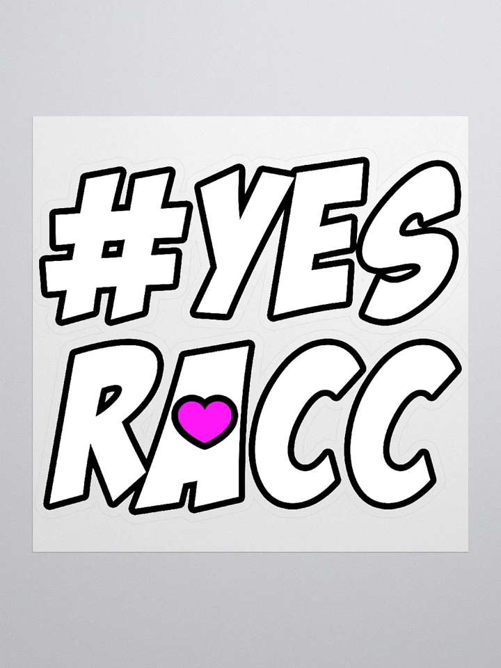 #YES RACC STICKER product image (1)