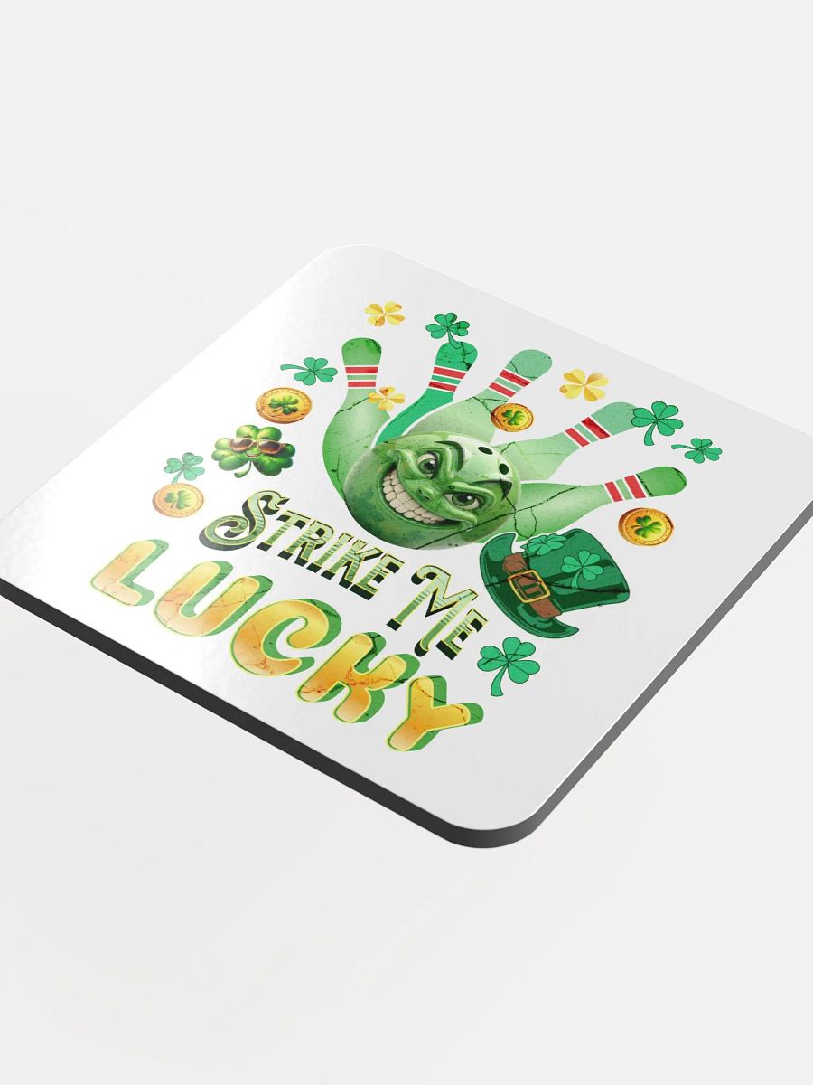 Strike Me Lucky Bowling Cork Coaster Set product image (4)