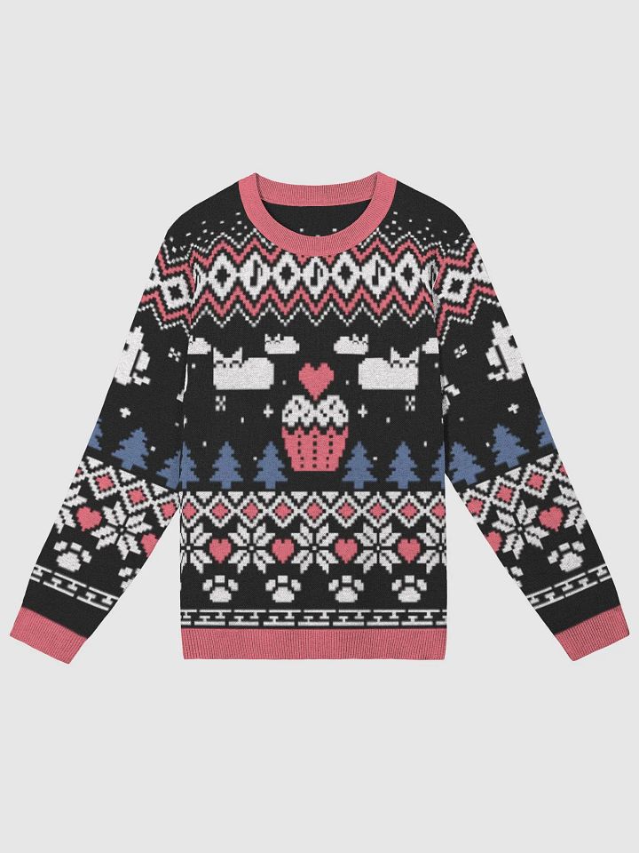 Cozy Cake Crew Fit Sweater - Black product image (1)