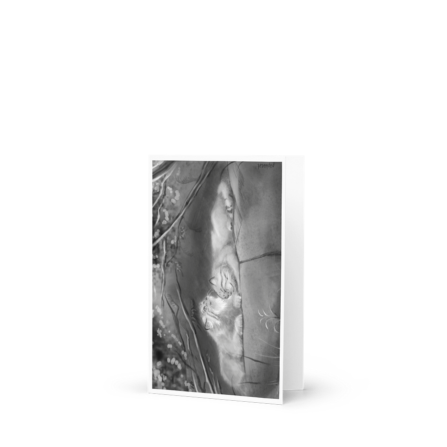 Bol & Polly Tribute (B&W) - Greeting Card product image (1)