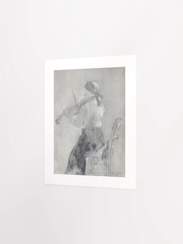 Young Woman Playing A Violin By Gwen John (c. 1897) - Print product image (2)