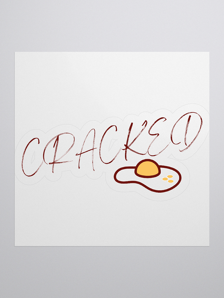 Cracked (Book Boyfriends Wanted) Sticker product image (2)
