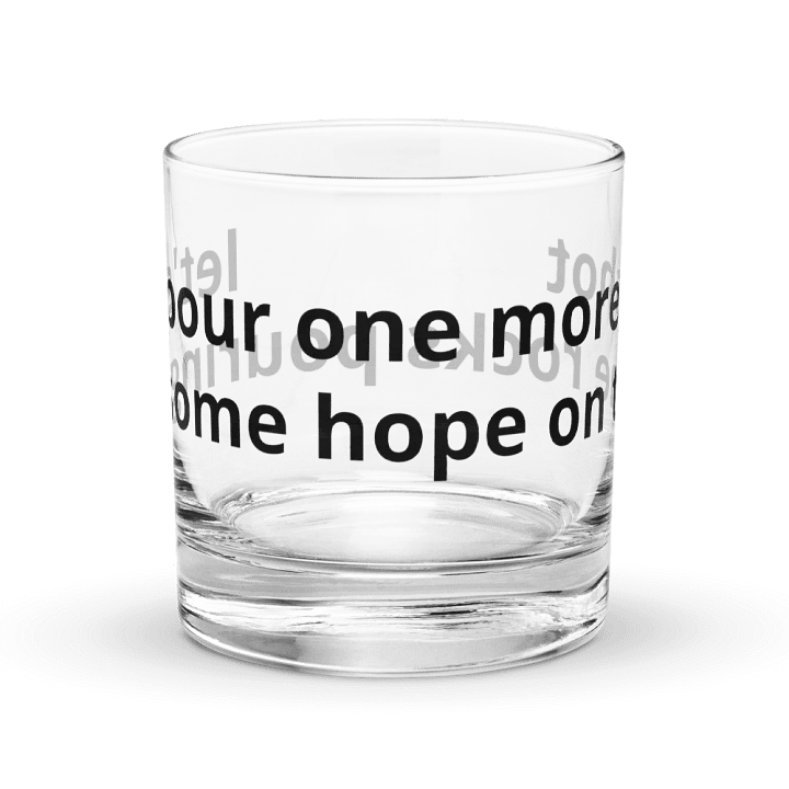 One More Shot Lyric Shot Glass product image (1)