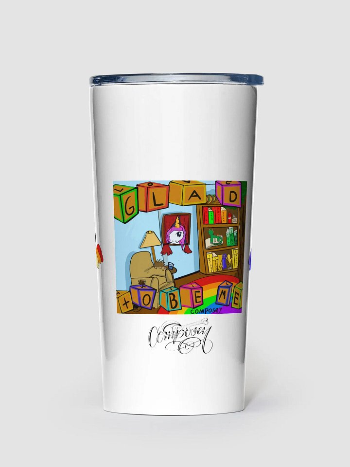 Glad To Be Me travel mug product image (1)