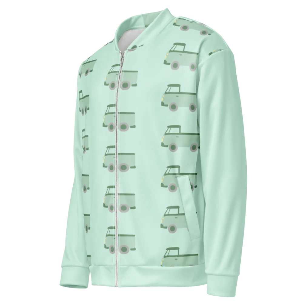 Vibrant Grid Cars All-Over Bomber Jacket product image (5)