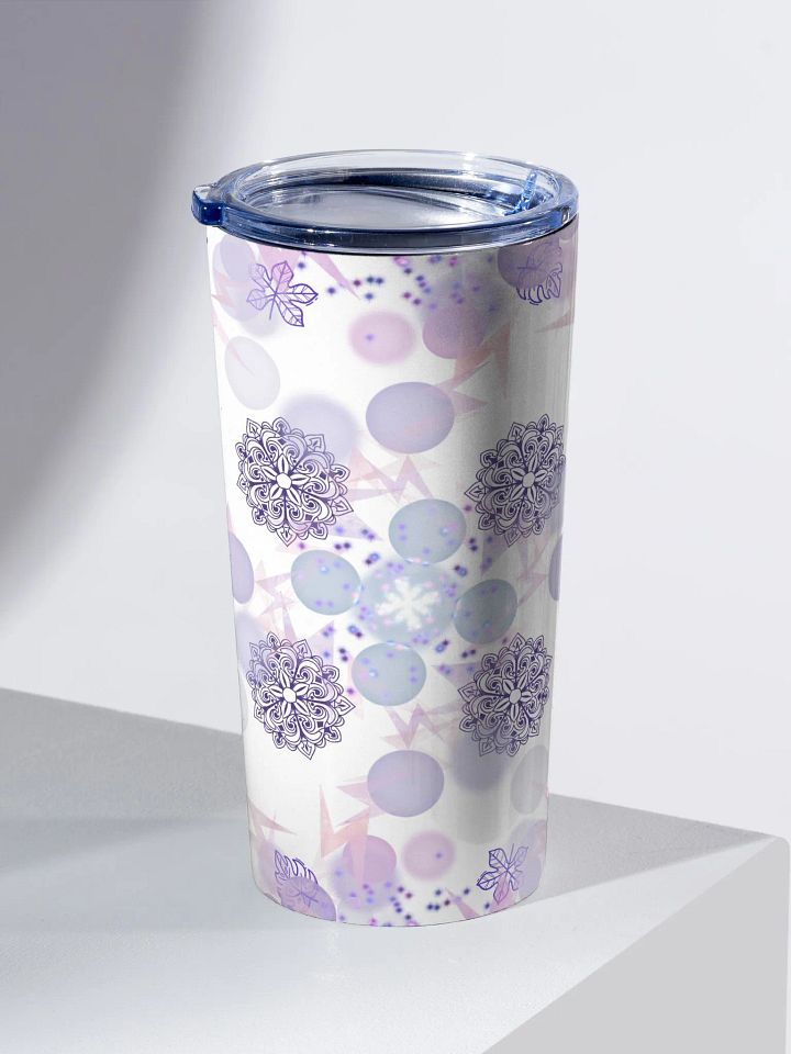 Lilac Mandala Stainless Steel Tumbler product image (1)