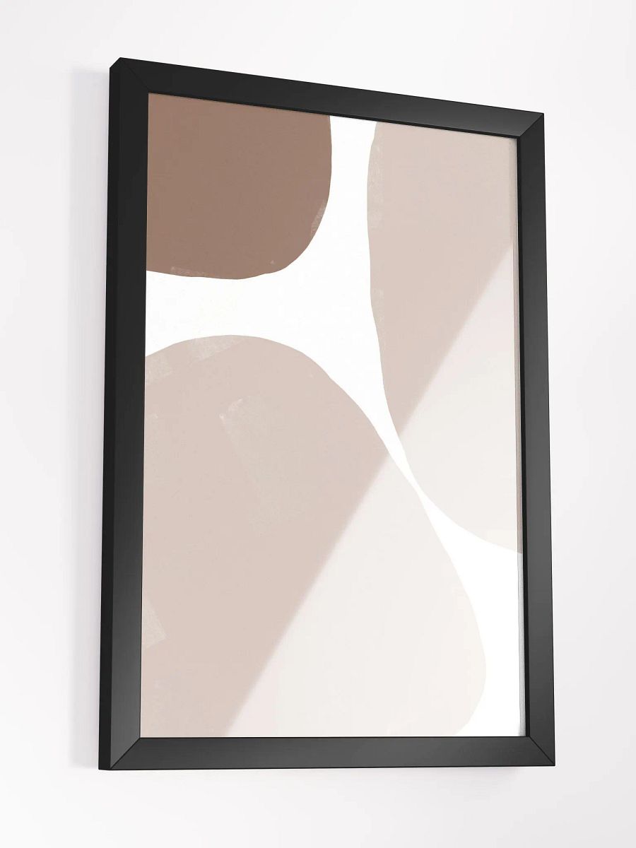 Earthy Elegance Framed Poster | Modern Minimalist Art with Organic Hues product image (3)